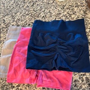 Women's Navy and Pink Shorts 3 pair bundle